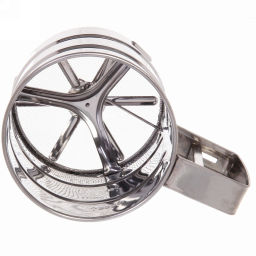 Цена за 2 шт. Кружка-сито металлическая 10*9.5см