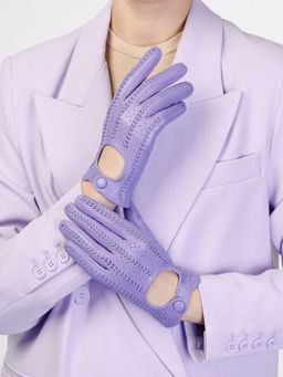 Перчатки женские б/п IS783 violet - Eleganzza фото 6
