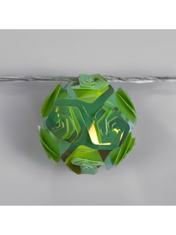 Гирлянда Нить 4.5 м с насадками Цветочные шары, IP20, прозрачная нить, 15 LED, свечение зелёное, 220 В - Luazon lighting фото 7