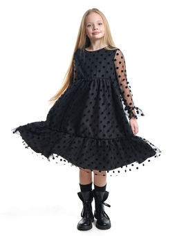 Платье для девочки праздничное нарядная форма детская одежда UD 7850 черный - Mini maxi фото 2