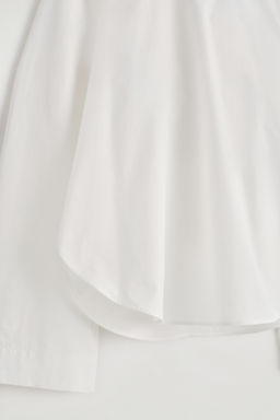 CURVED-HEM COTTON BLOUSE - H&m фото 6