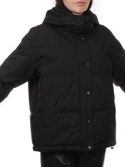 S24-268 BLACK Куртка демисезонная женская (100 гр. холлофайбер) - Fashion фото 2