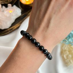 Браслет из полосатого Агата 17 см