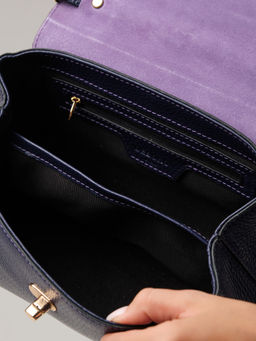 Сумка Deboro 30464 фиолетовый цветок