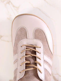 Босоногие кеды 184.natabr.Капучино замша+визон стар