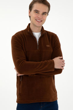 Мужской коричневый свитшот Неожиданная скидка в корзине - U.s. polo assn фото 3