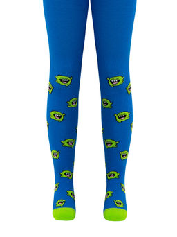 Цена за 2 шт. Колготки детские Conte-kids Колготки SOF-TIKI (махровые внутри) с рисунками синий