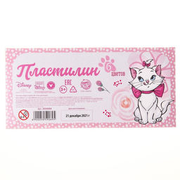 Пластилин 6 цветов 90 г Мари, Коты-аристократы - Disney фото 4