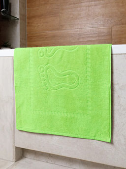 Полотенце махровое "Ножки" р.35*60 Салатовый