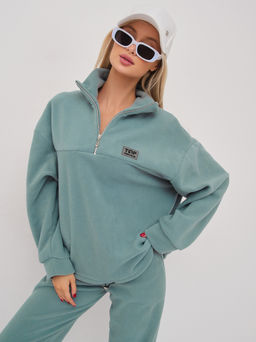 Костюм жен. Тренд флис аква