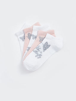 Desenli K?z ?ocuk Patik ?orap 5li - Waikiki фото 2