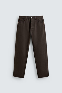 JEANS STRAIGHT FIT LIMITED EDITION / Marr?n - Zara фото 7