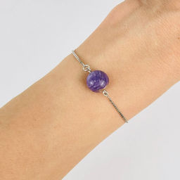 Браслет регулируемый из Чароита от 16 см