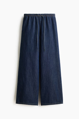 Pantal?n denim con cintura el?stica - H&m фото 5