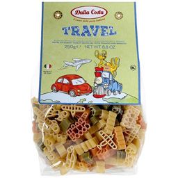 Макаронные изделия без яиц "Dalla Costa" со шпинатом и томатами "Путешествие" (0,250 кг)