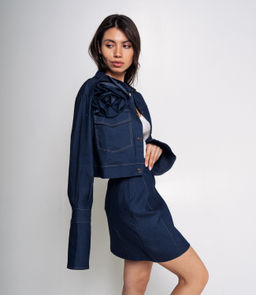 Костюм #БШ2217, тёмно-синий - Dommod фото 2