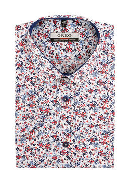 Сорочка мужская короткий рукав GREG 123/201/22495/ZS/C/1  фото 2