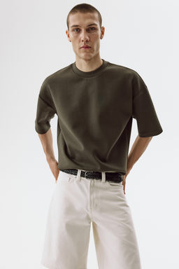 Camiseta efecto neopreno Oversized Fit - H&m фото 7