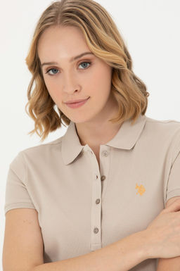 U. S. Polo Assn Женская базовая футболка Stone - U.s. polo assn фото 16