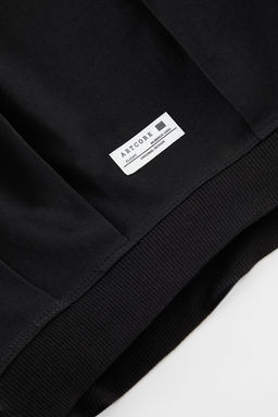 Siyah Erkek Cocuk Duz Orme Sweatshirt TKDAW25SW00030