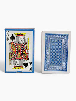 Цена за 10 шт. Карты игральные «Король», колода 54 шт., 5.7×8.7 см, синяя рубашка