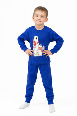 Пижама детская василек мишки ПЖ-1818 (110-116, 60)