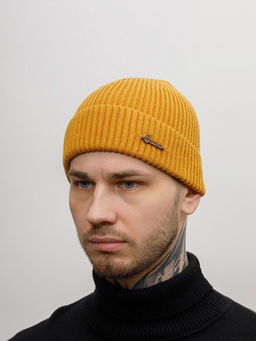 Шапка HERMAN арт. EDMOND 117 (горчичный)