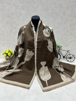 Мягкий палантин из кашемира мультицвет