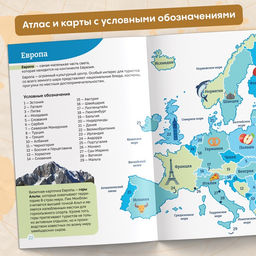 Энциклопедия в мягком переплёте «География для детей», 68 стр.