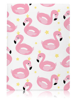ОБЛОЖКА ДЛЯ ПАСПОРТА Flamingo Queen, плотность 600 мкм