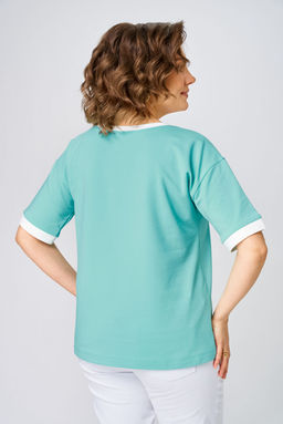 Джемпер Rumoda 2285 бирюзовый  фото 4