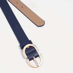 Ремень женский, ширина 3 см, винт, пряжка метал, цвет синий - Simaland фото 2