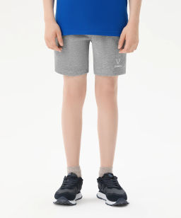 Шорты JOGEL ESSENTIAL Cotton Shorts, серый меланж, детский  фото 5