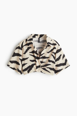 Camisa estampada corta