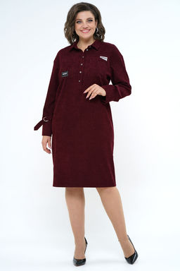 Платье ALANI 2204 бордо - Alani collection фото 5