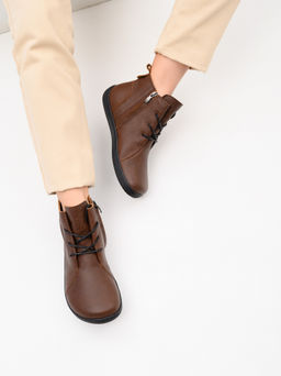 Ботинки женские демисезонные 352.NATAbl.Светло-коричневая оттима/Шерсть