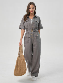 Комбинезон льняной - Stilla фото 8