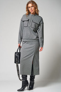 Костюм LAIKONY 373 серый  фото 6