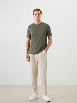 Bisiklet Yaka Penye Erkek Ti??rt