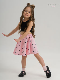 Костюм Мальвина КТ черный-черные сердечки - Sovalina фото 22