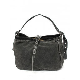 Сумка женская текстиль JN-76-8182, 1отд, плечевой ремень, черный jeans SALE 261810 - Bobo фото 7