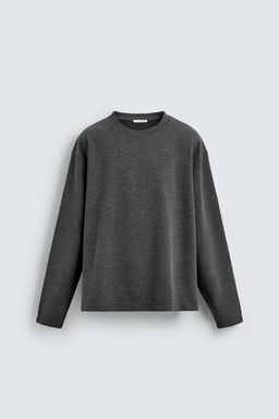 RELAXED FIT TEXTURED T-SHIRT - Zara фото 6