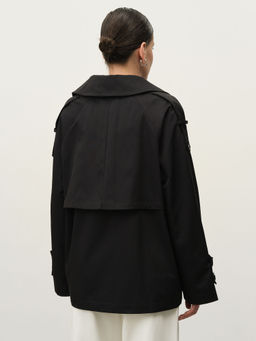 Плащ женский 2-51026-9724 темно-синий