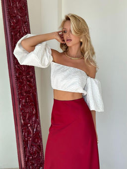 Топ #КТ9961, белый