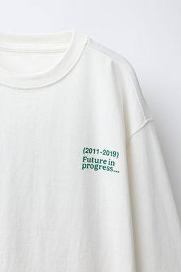 SLOGAN PRINT T-SHIRT - Zara фото 3