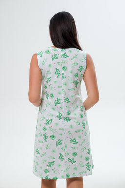 Ночная сорочка женская из кулирки Мария кактус - Амадэль фото 3