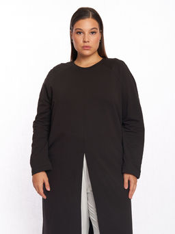 Платье с разрезом спереди PP57102BLK01 - Артесса фото 8