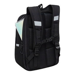 RAw-695-6 Рюкзак школьный с картхолдером на держателе - Grizzly фото 7