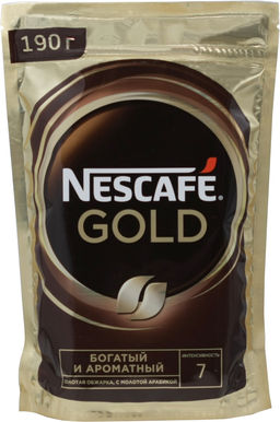 Nescafe. Gold 190 гр. мягкая упаковка