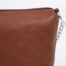 Сумка кросс-боди на молнии, цвет коричневый - Simaland фото 5